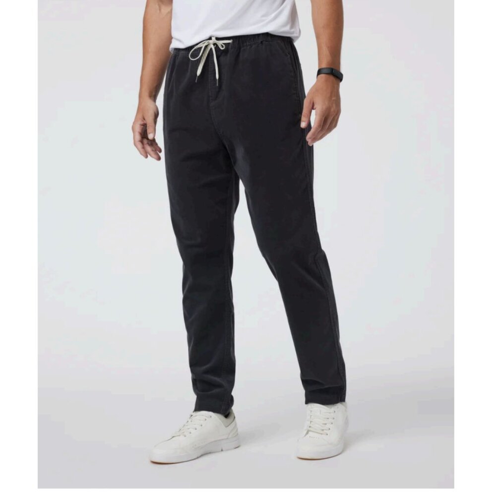 Vuori Optimist Grey Corduroy Pants Size Medium